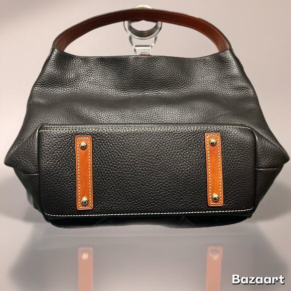 Dooney & Bourke Pebble Grain Logo Lock Shoulder Bag - Picture 3 of 12